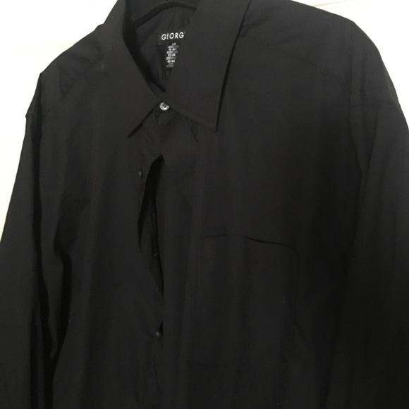Good Looking Assertive Black Dress Shirt - Picture 6 of 7